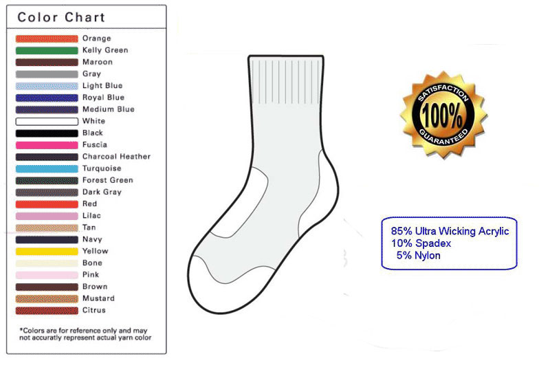 custom crew sock template